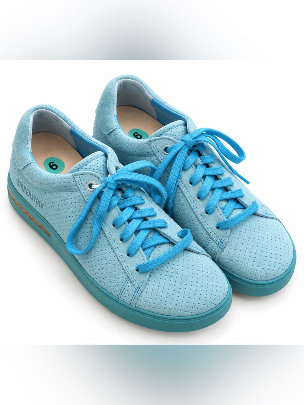 Birkenstock Bend Low Blue Sneakers Size 6 NWT
